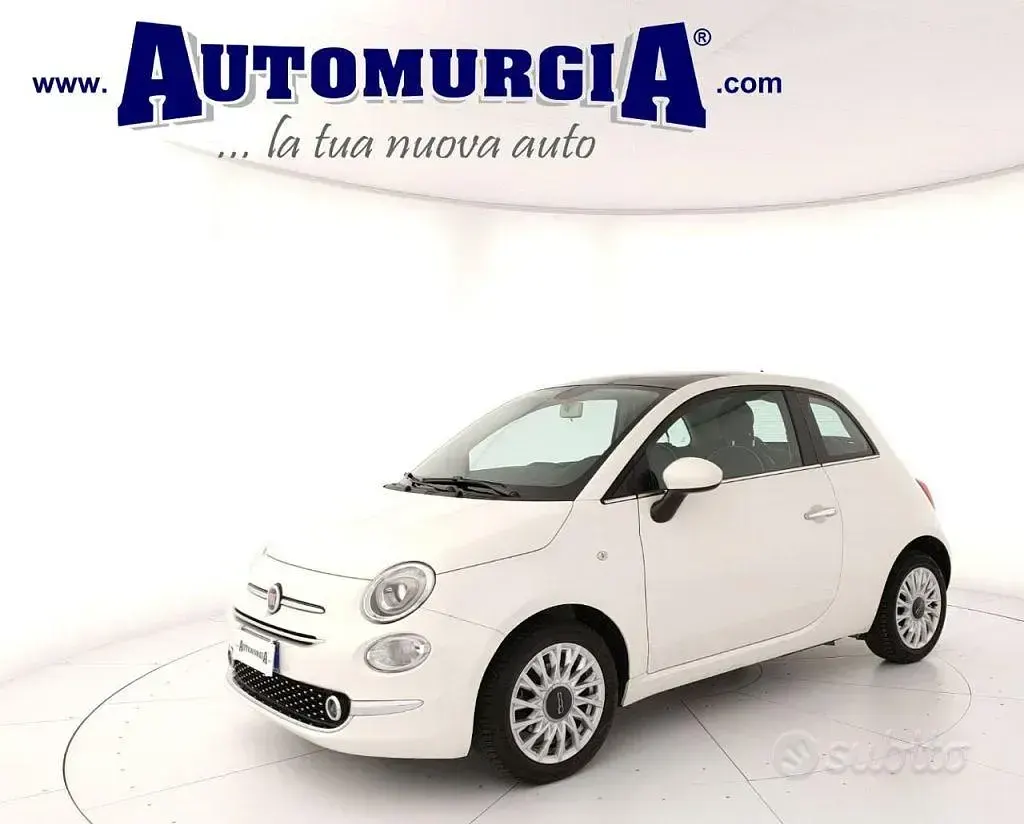 Usata Fiat 500 Lounge 69 CV (50 kW) 2018 Bianco Utilitaria