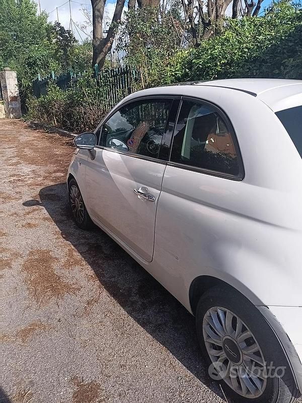 Usata Fiat 500 Lounge 95 CV (69 kW) 2014 Bianco Berlina