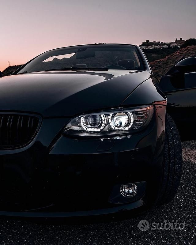 Usata BMW 320 Cabriolet 177 CV (130 kW) 2009 Nero Cabrio