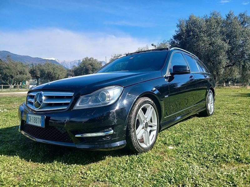 Usata Mercedes C250 Avantgarde 204 CV (150 kW) 2012 Nero Station wagon