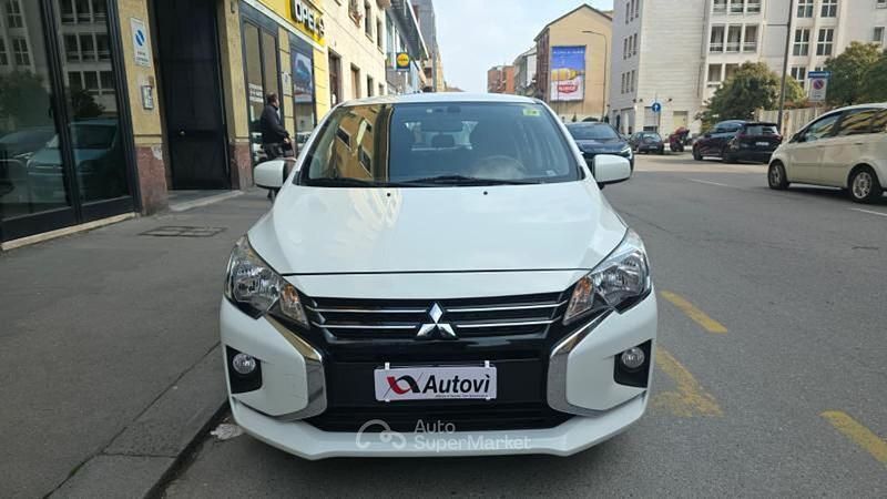 Usata Mitsubishi Space Star Intense 71 CV (52 kW) 2021 Bianco Utilitaria