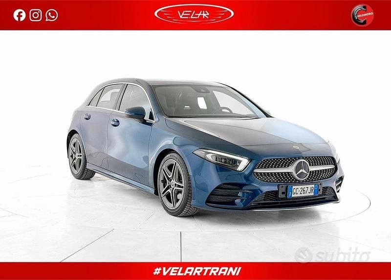 Usata Mercedes A180 Premium 116 CV (85 kW) 2020 Blu Berlina