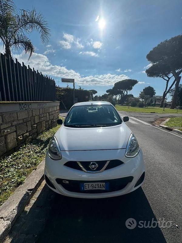 Usata Nissan Micra Visia 80 CV (58 kW) 2013 Bianco Utilitaria