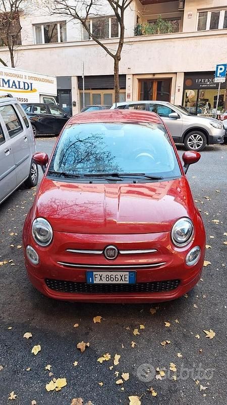 Usata Fiat 500 Lounge 69 CV (50 kW) 2019 Rosso Utilitaria
