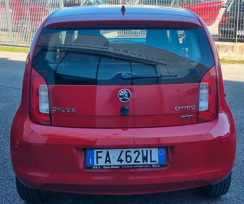 Usata Skoda Citigo G-TEC Active 67 CV (49 kW) 2015 Rosso Utilitaria