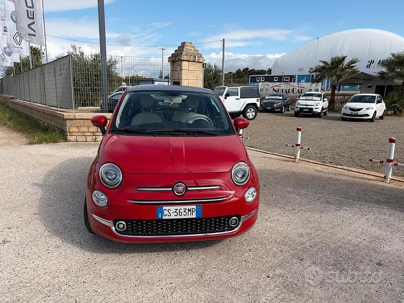 Usado Fiat 500 Lounge 69 CV (50 kW) 2018 Rojo Berlina
