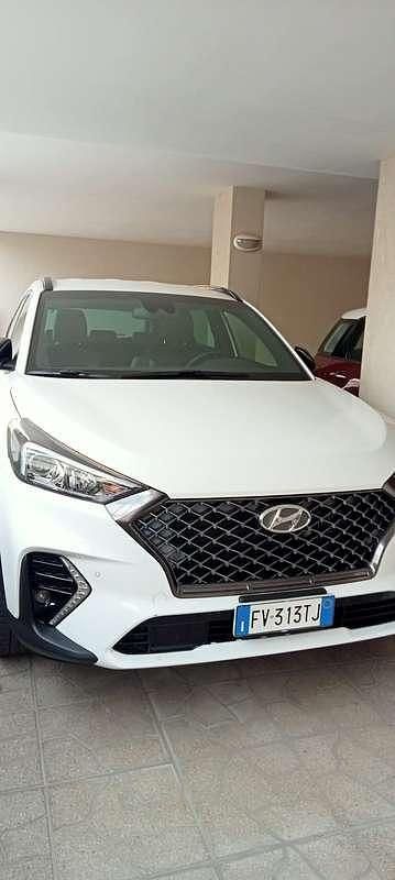 Usata Hyundai Tucson N Line 136 CV (100 kW) 2019 Bianco SUV