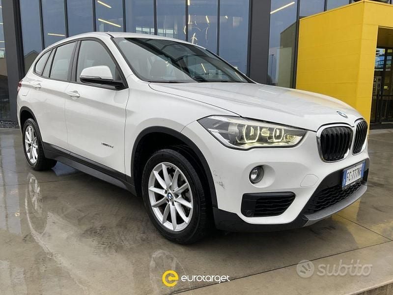 Usata BMW X1 Advantage 150 CV (110 kW) 2016 Bianco SUV