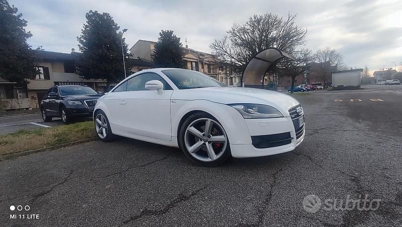Usata Audi TT S-Line 170 CV (125 kW) 2010 Bianco Coupé