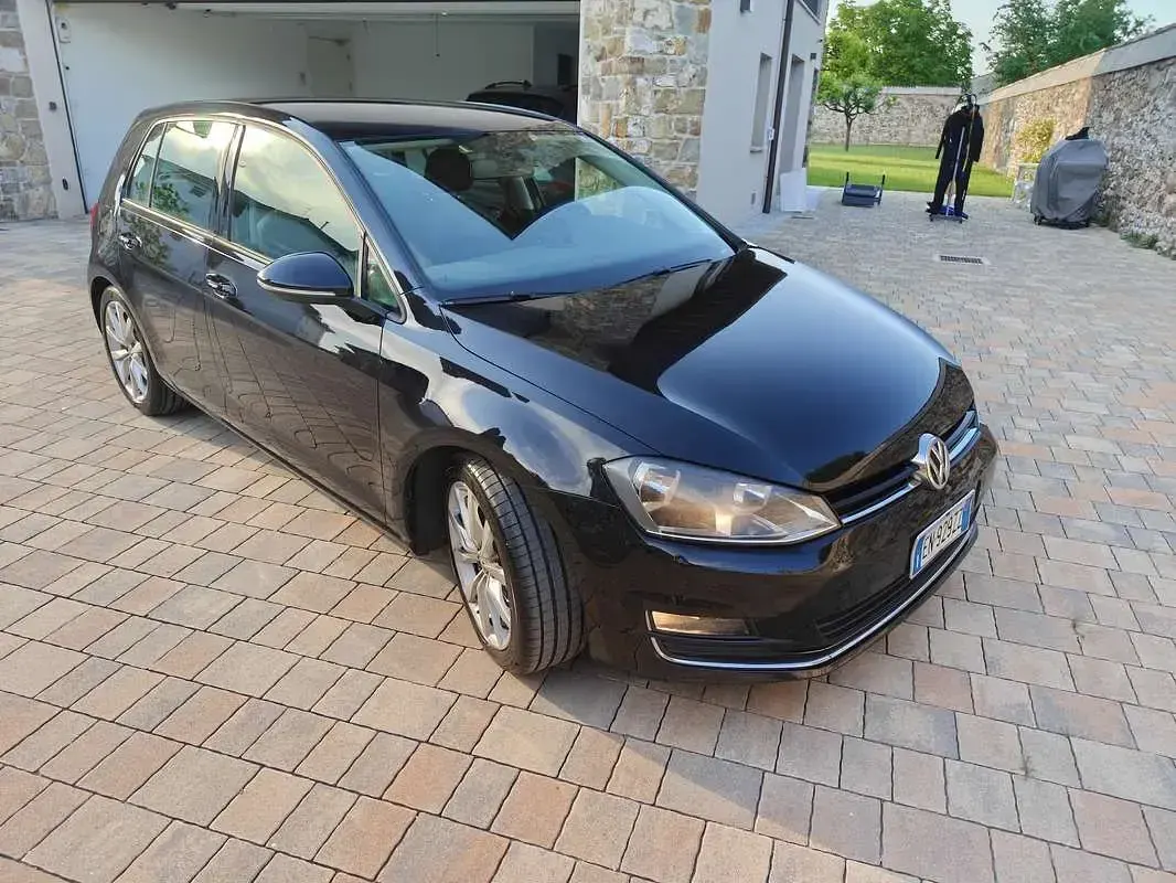 Usata VW Golf VII Highline 122 CV (89 kW) 2013 Nero Berlina