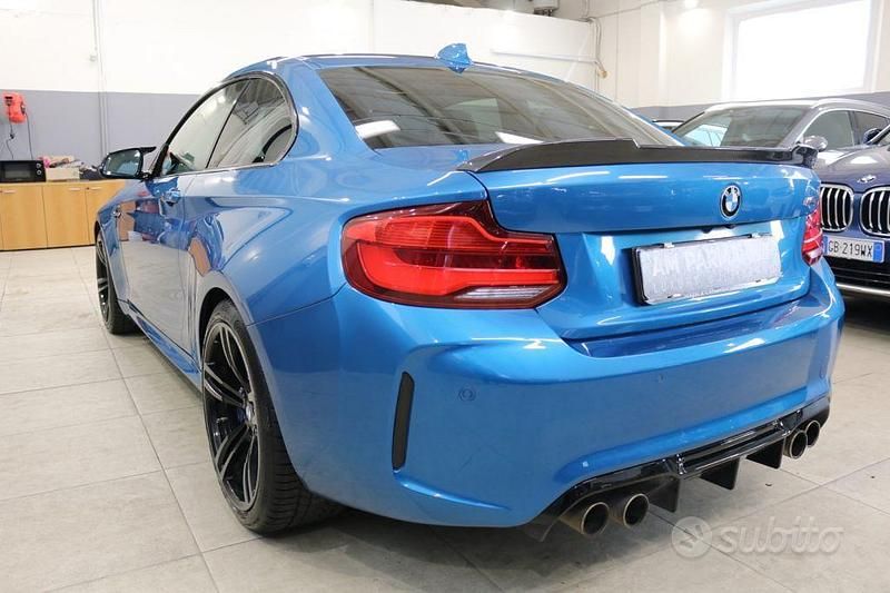 Usata BMW M2 Efficient Dynamics 370 CV (272 kW) 2019 Blu Coupé