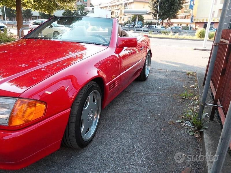 Usata Mercedes SL500 320 CV (235 kW) 1993 Rosso Cabrio