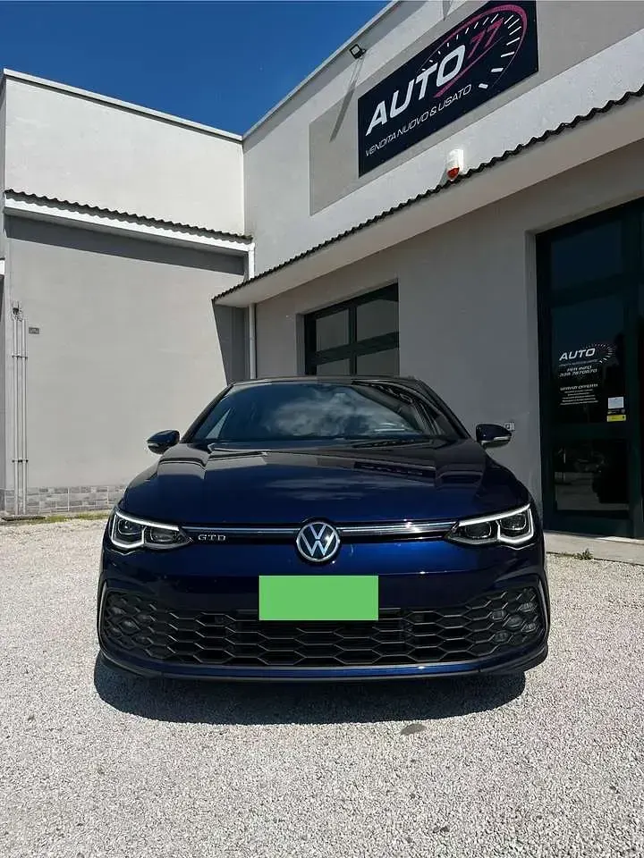Usata VW Golf VII GTD 200 CV (147 kW) 2021 Blu/azzurro Utilitaria