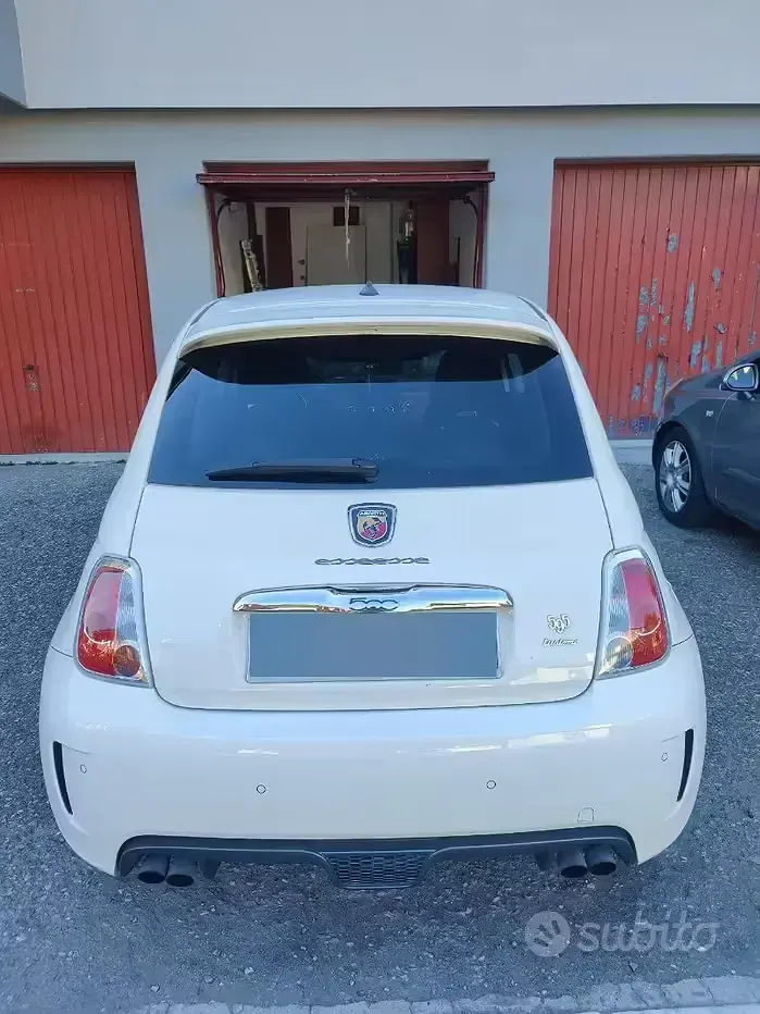 Usata Abarth 595 Turismo 160 CV (117 kW) 2014 Bianco Utilitaria