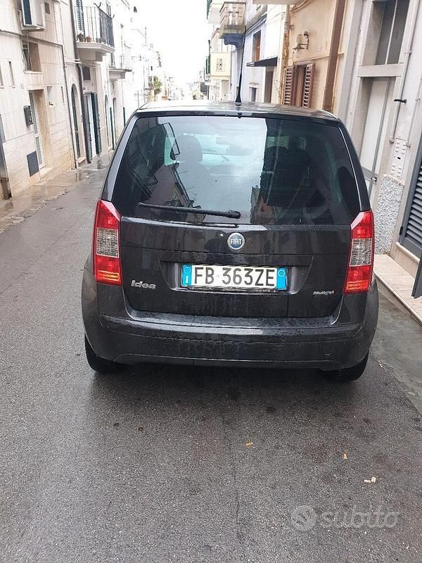 Usata Fiat Idea 129 CV (94 kW) 2009 Nero Monovolume