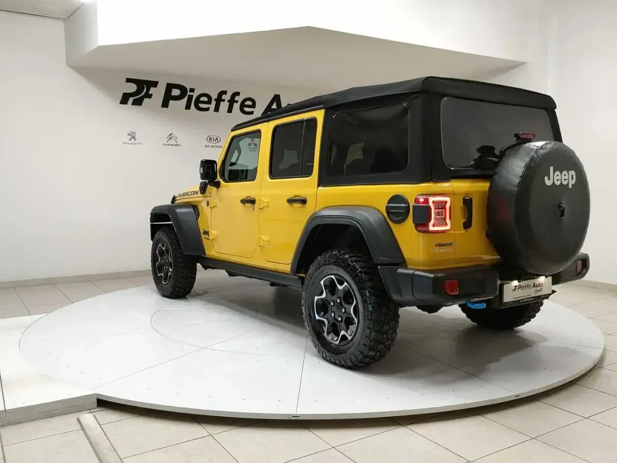 Usata Jeep Wrangler Unlimited Rubicon 272 CV (200 kW) 2021 Giallo SUV