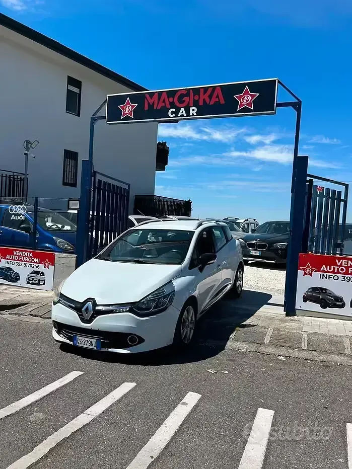 Usata Renault Clio GrandTour 90 CV (66 kW) 2014 Bianco Station wagon