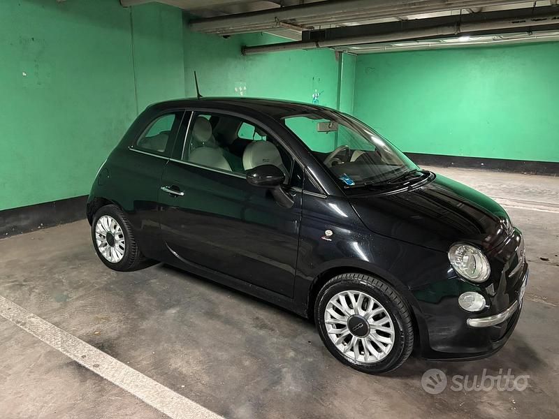 Usata Fiat 500 Lounge 69 CV (50 kW) 2014 Nero Utilitaria