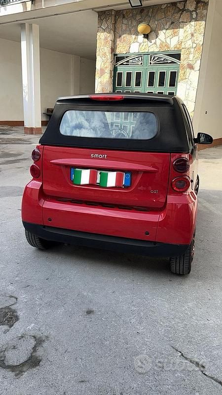 Usata Smart ForTwo Cabrio 45 CV (33 kW) 2009 Rosso Cabrio