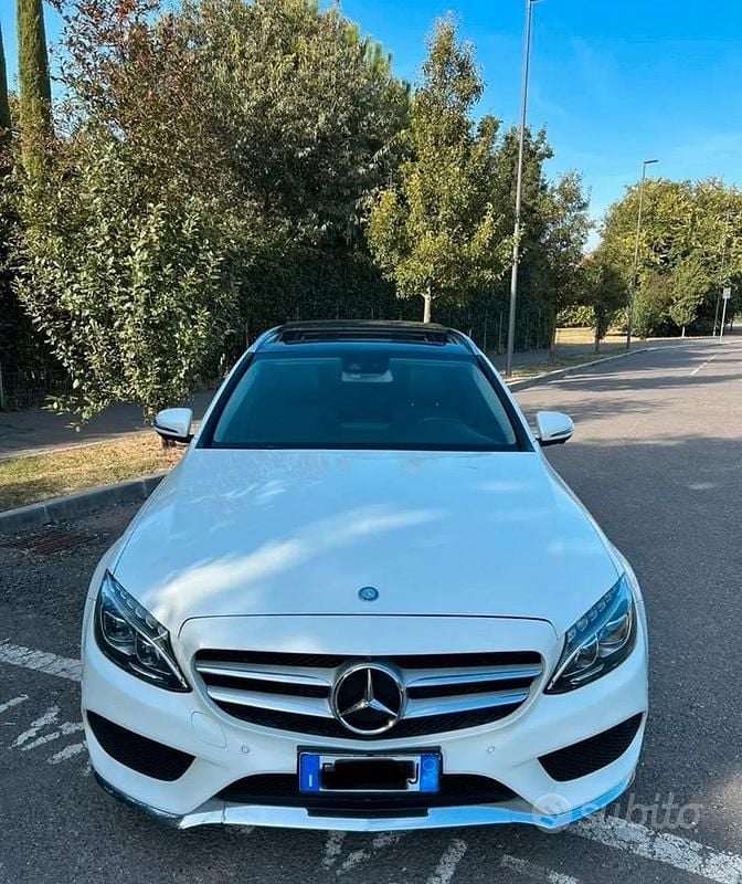 Usata Mercedes C200 2015 Bianco Station wagon