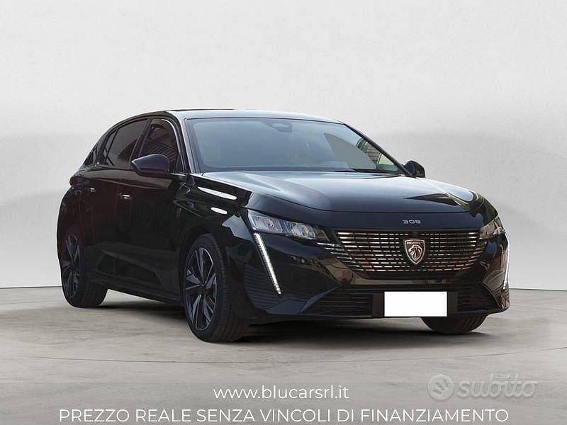Usata Peugeot 308 Allure 131 CV (96 kW) 2023 Nero Berlina