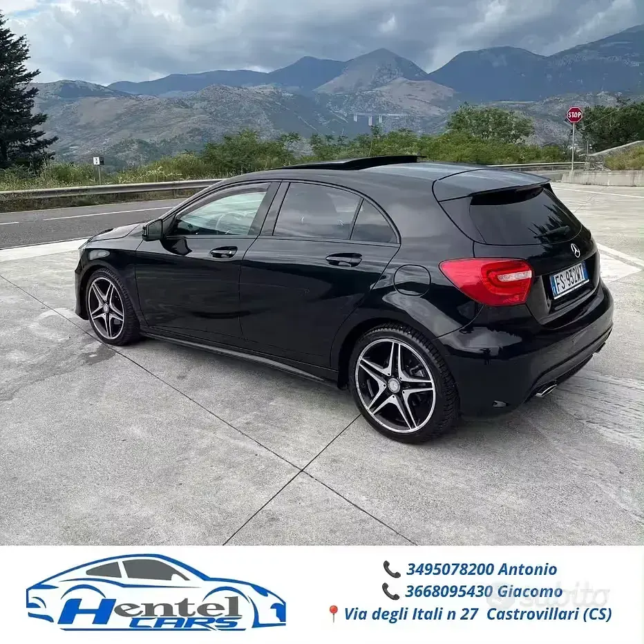 Usata Mercedes A200 AMG 136 CV (100 kW) 2015 Nero Utilitaria