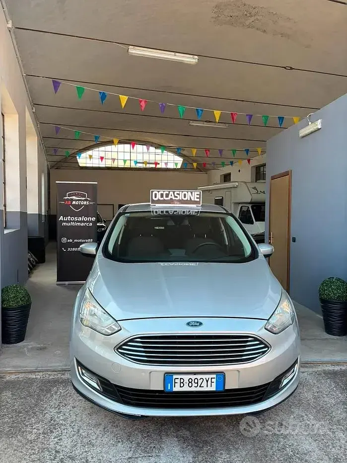 Usata Ford C-MAX Titanium X 120 CV (88 kW) 2016 Grigio Monovolume