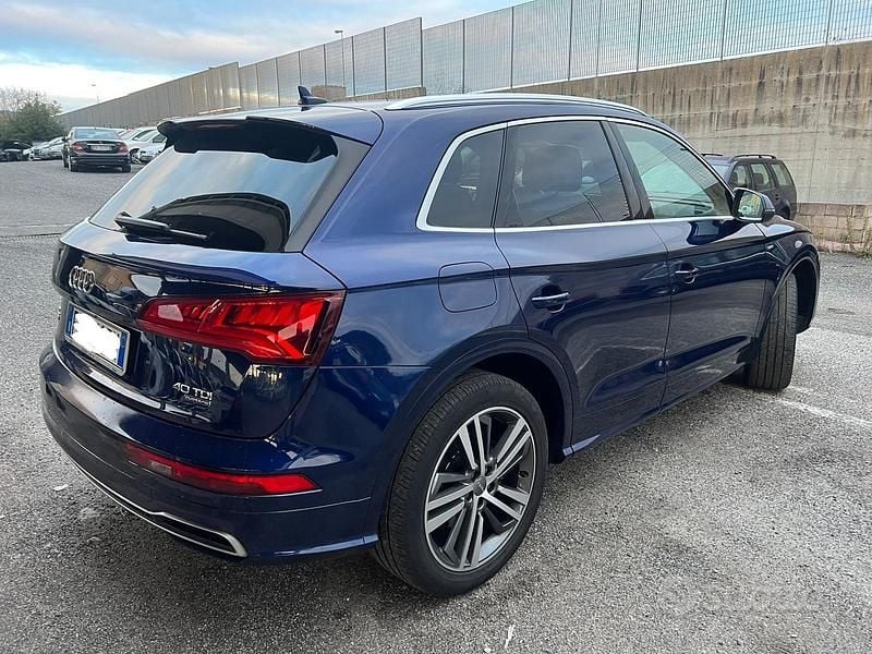 Usata Audi Q5 S-Line 190 CV (139 kW) 2019 Blu SUV