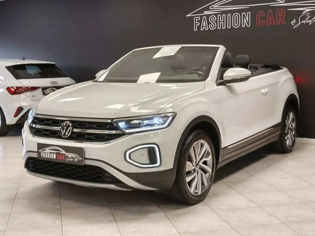 Usata VW T-Roc Cabriolet Style 110 CV (80 kW) 2023 Bianco Cabrio
