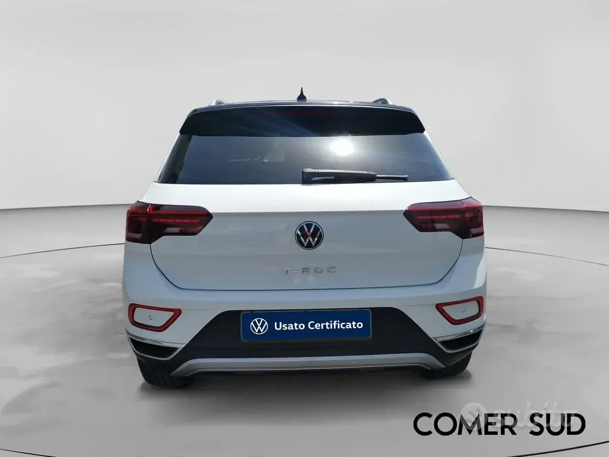 Usata VW T-Roc Style 110 CV (80 kW) 2023 Bianco SUV