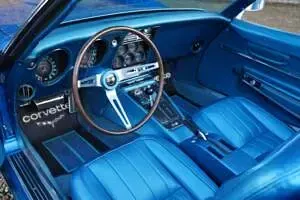 Usata Chevrolet Corvette Stingray 300 CV (220 kW) 1968 Blu Cabrio