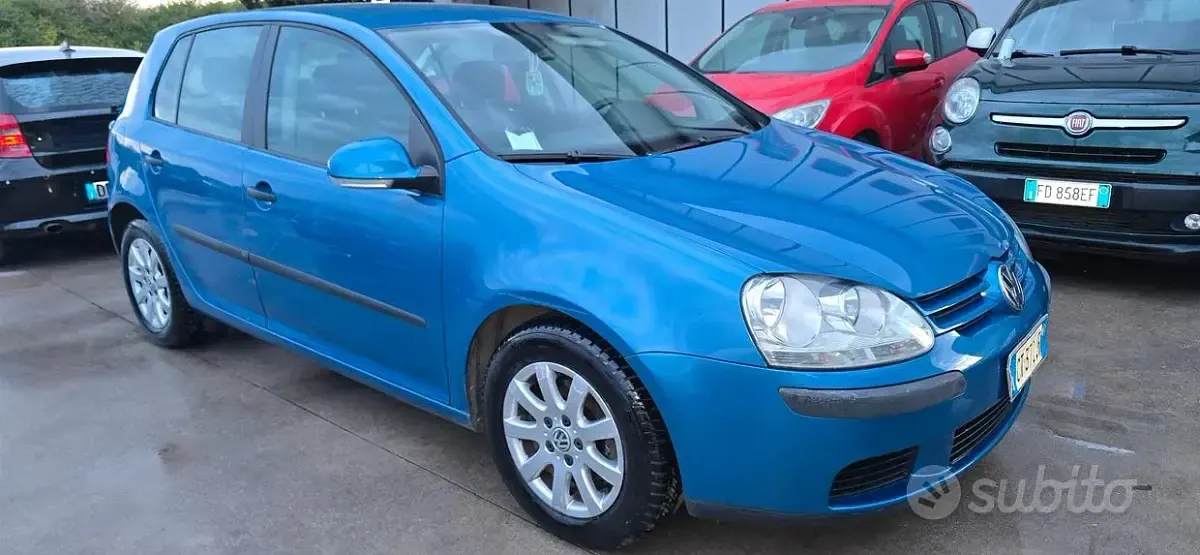 Usata VW Golf Plus Cross Comfortline 105 CV (77 kW) 2005 Blu Berlina