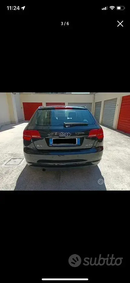 Usata Audi A3 102 CV (75 kW) 2010 Nero Utilitaria