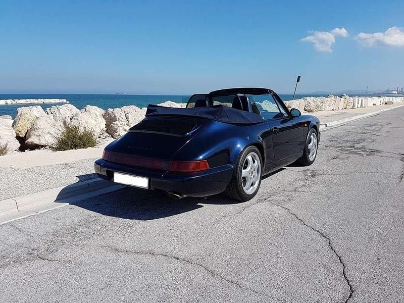 Usata Porsche 911 Carrera Cabriolet 250 CV (183 kW) 1991 Blu/azzurro Cabrio