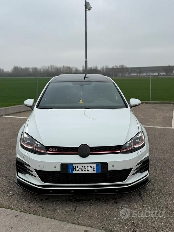 Usata VW Golf VII GTI 245 CV (180 kW) 2019 Bianco Berlina