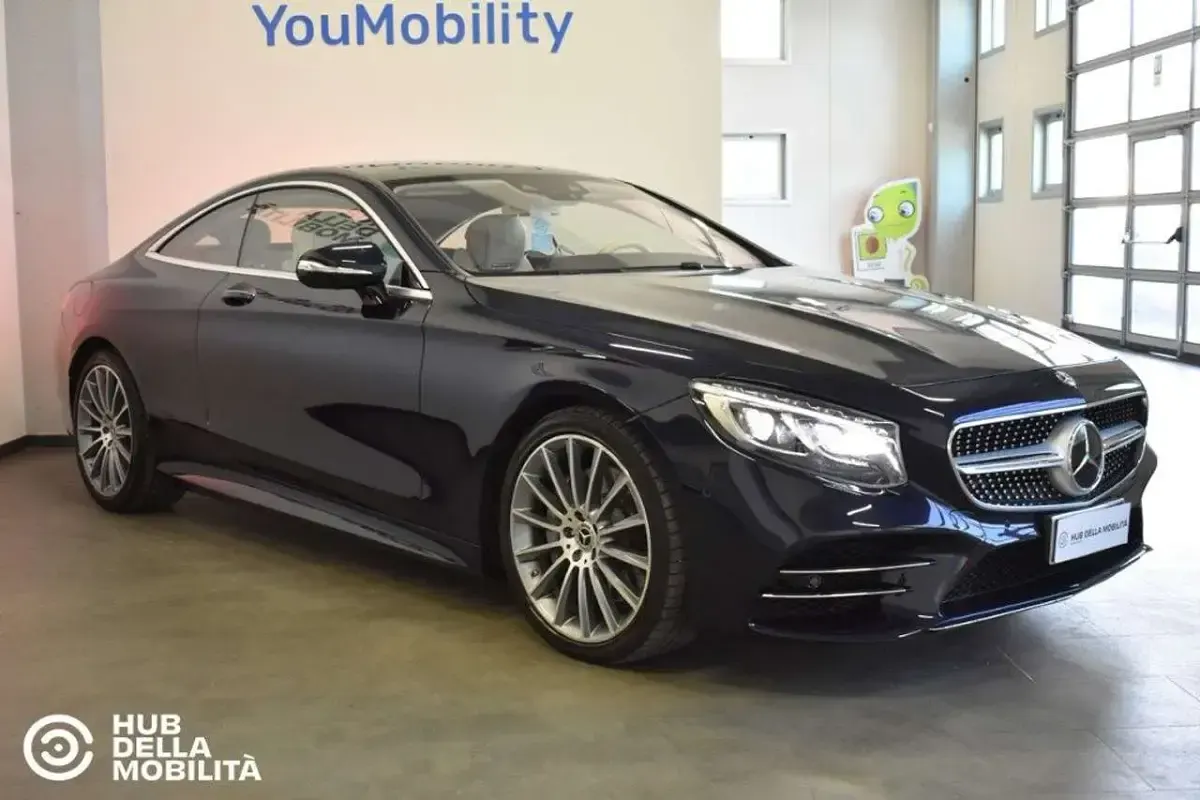Usata Mercedes S560 Premium Plus 469 CV (344 kW) 2019 Blu Berlina