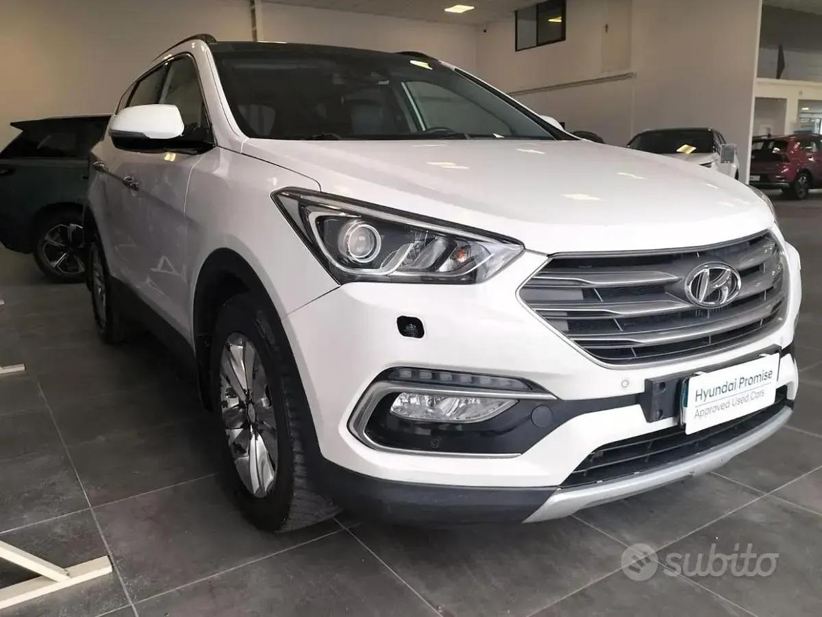 Usata Hyundai Santa Fe Xpossible 200 CV (147 kW) 2016 Bianco SUV