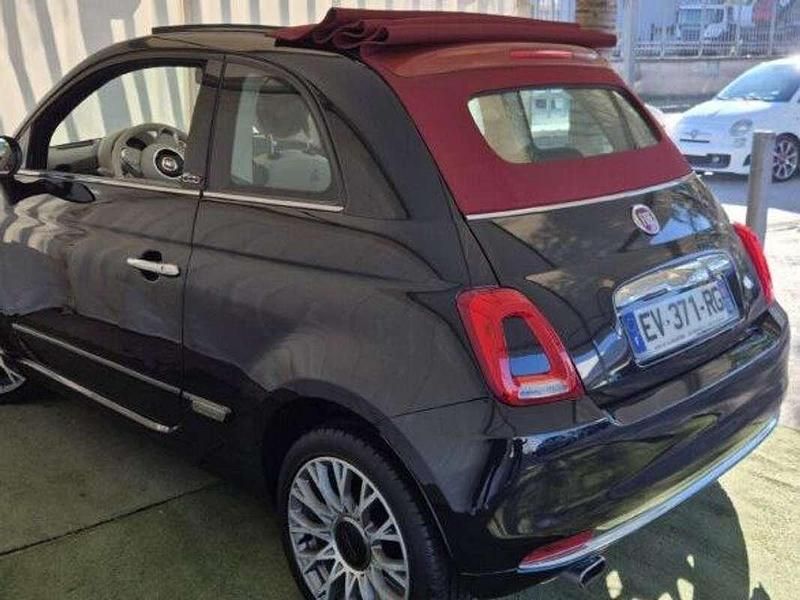 Usata Fiat 500C 69 CV (50 kW) 2017 Nero Cabrio