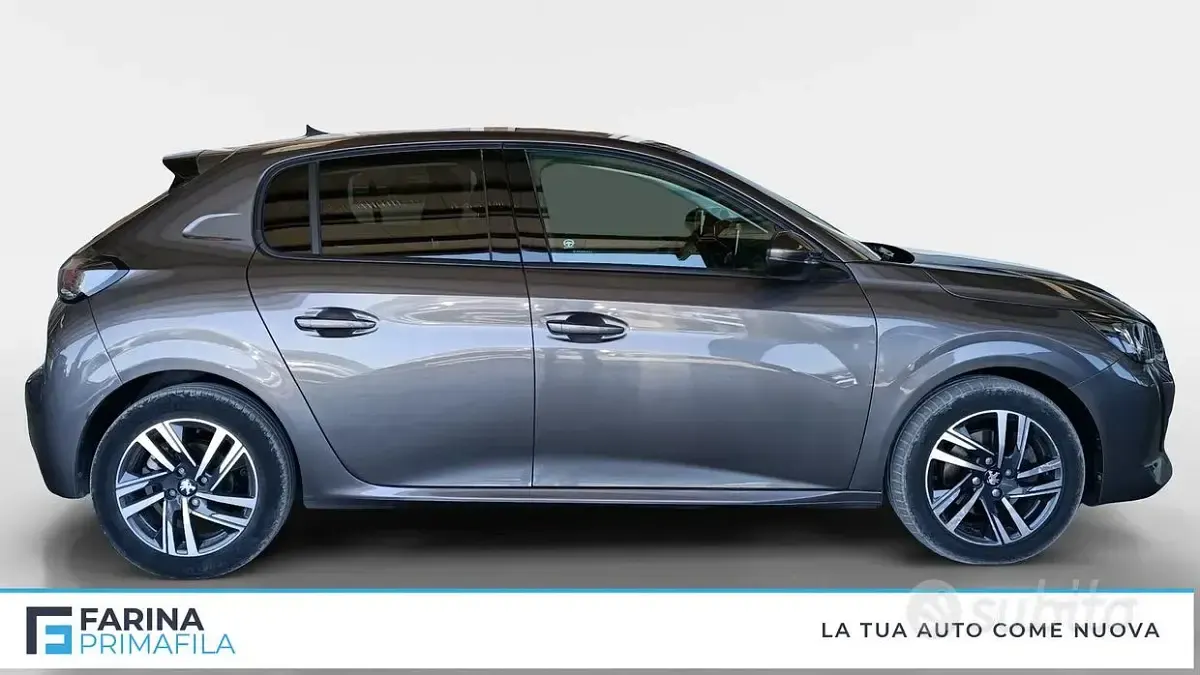 Usata Peugeot 208 Allure 101 CV (74 kW) 2021 Grigio Utilitaria