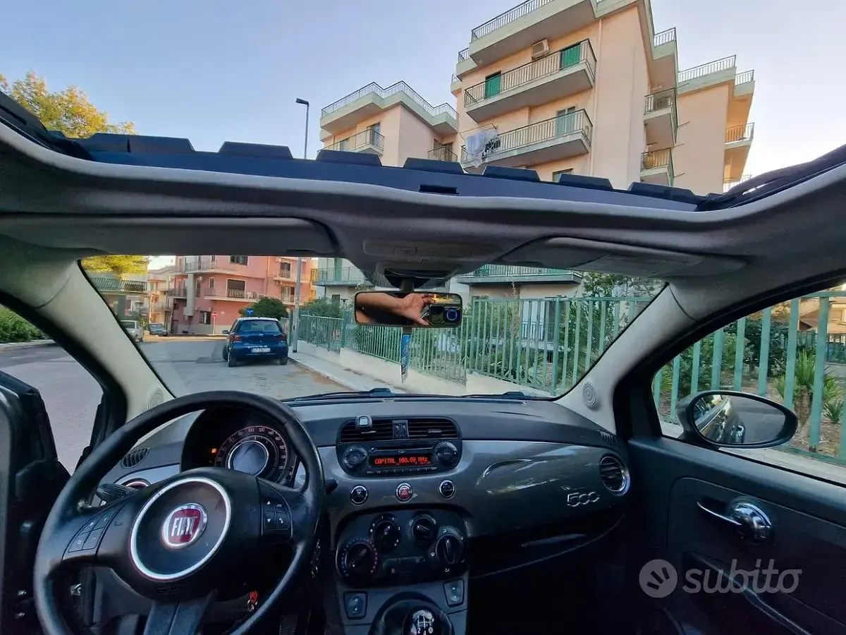 Usata Fiat 500 95 CV (69 kW) 2010 Grigio Berlina