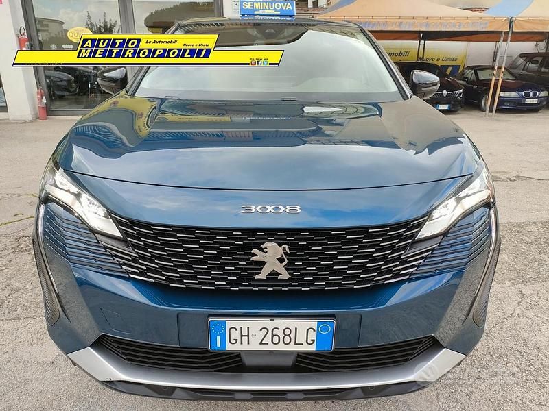 Usata Peugeot 3008 Allure 130 CV (95 kW) 2021 Blu SUV