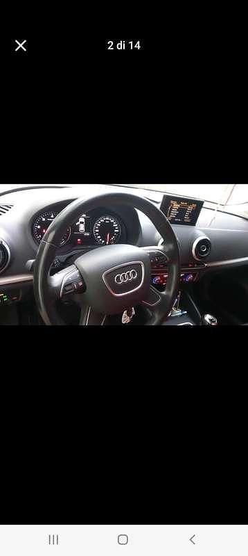 Usata Audi A3 Admired 110 CV (80 kW) 2016 Nero Berlina