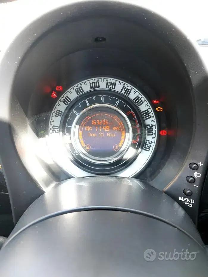 Usata Fiat 500 69 CV (50 kW) 2013 Nero Utilitaria