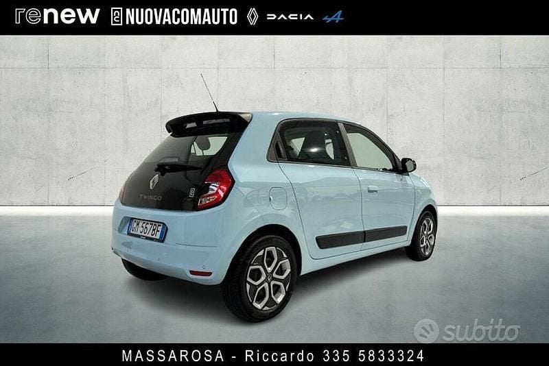 Usata Renault Twingo 60 kW (82 CV) 2023 Celeste Utilitaria