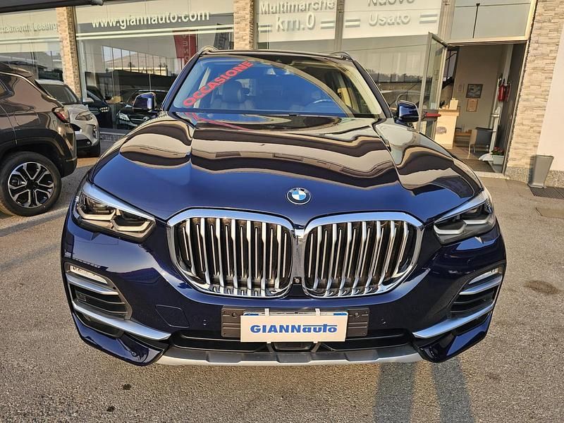 Usata BMW X5 xLine 285 CV (209 kW) 2021 Blu SUV