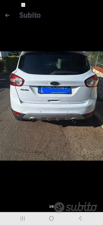 Usata Ford Kuga 163 CV (119 kW) 2012 Bianco SUV