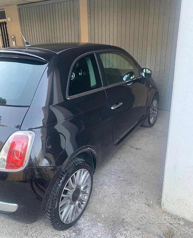Usata Fiat 500 75 CV (55 kW) 2009 Nero Cabrio