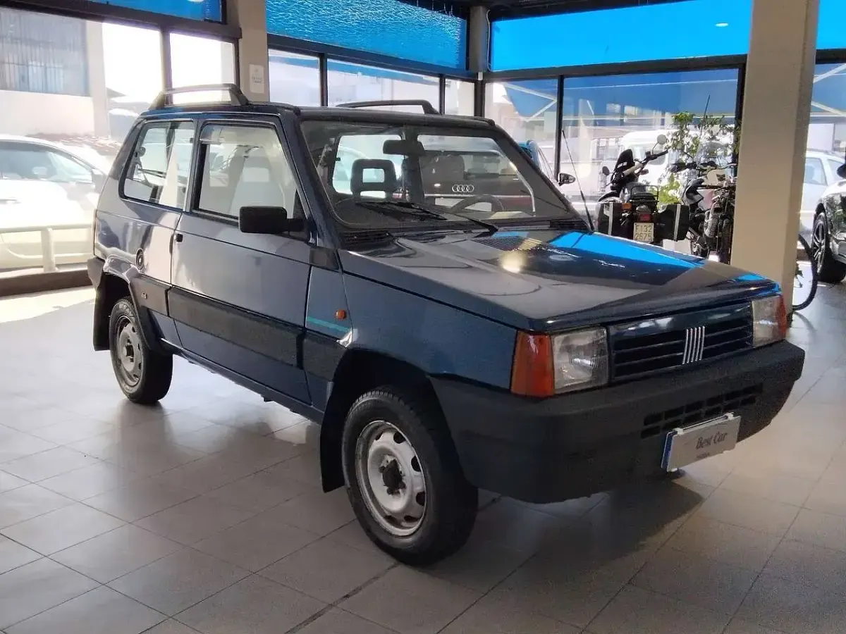Usata Fiat Panda 4x4 Club 54 CV (39 kW) 1997 Blu/azzurro Utilitaria
