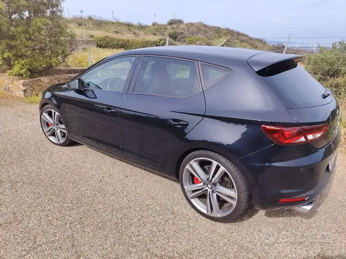 Usata Seat Leon CUPRA 280 CV (205 kW) 2014 Nero Berlina