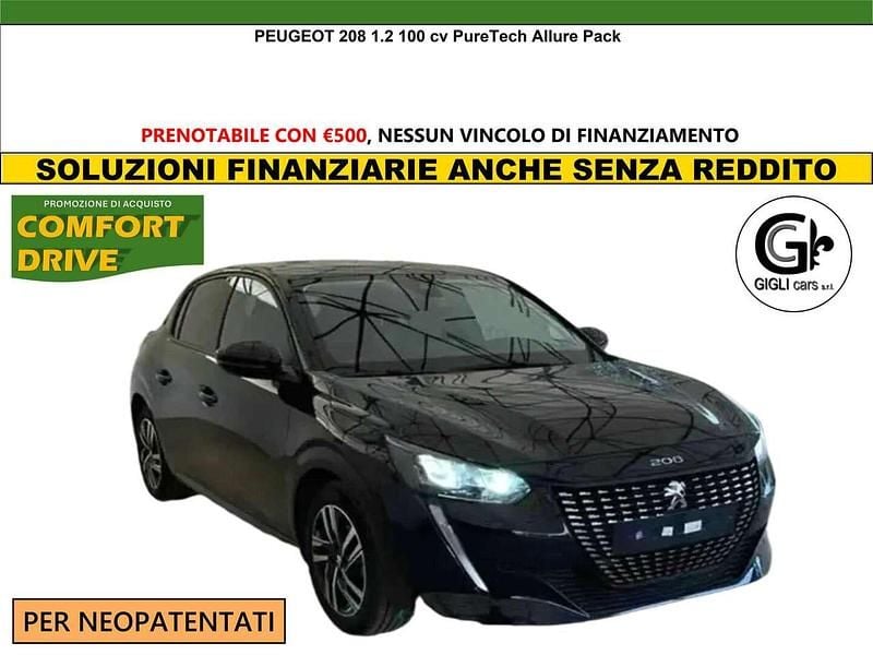 Nero Usata 2023 Peugeot 208 Allure Due volumi | 11.500 € (Super prezzo) - Immagine 1/4
